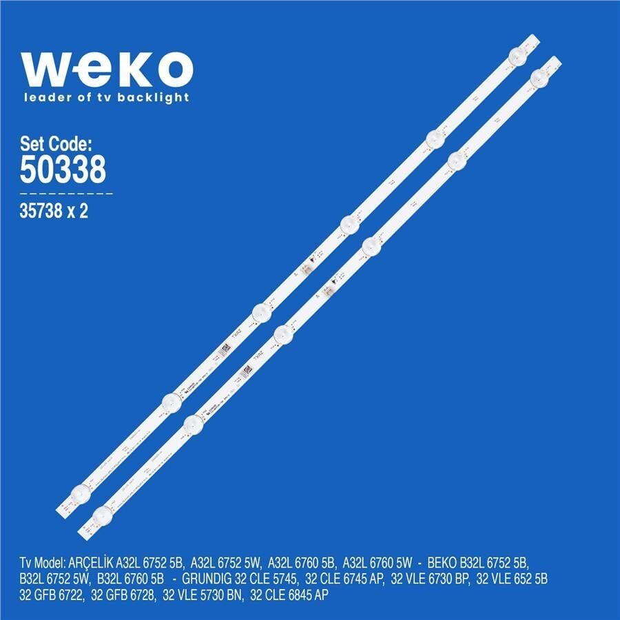 Wkset-5338 35738X2 Arcelık 32 Drt_Rev0.2 - Zvc65600-Aa 2 Adet Led Bar