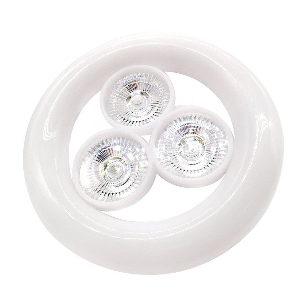 Powermaster KK-901 E27 Duy 3'lü 36 Watt Beyaz Ufo Led Lamba