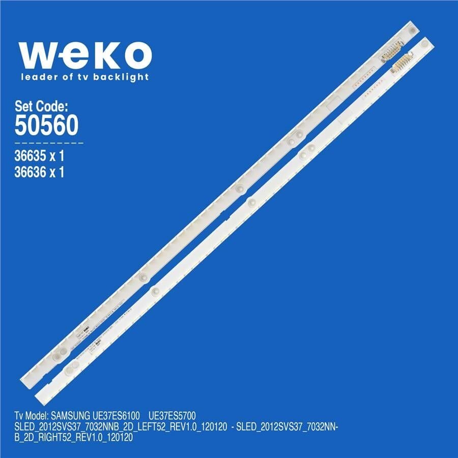 Wkset-5560 36635X1 36636X1 Sled_2012Svs37_7032Nnb_2D 2 Adet Led Bar