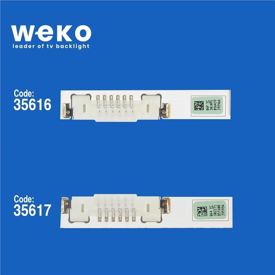 Wkset-5344 35616X1 35617X1 Bn96-39596A/Bn96-39595A 2 Adet Led Bar (66Led)