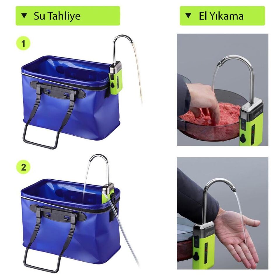 Powermaster PM-24919 Akvaryum Su Tahliye Pompası
