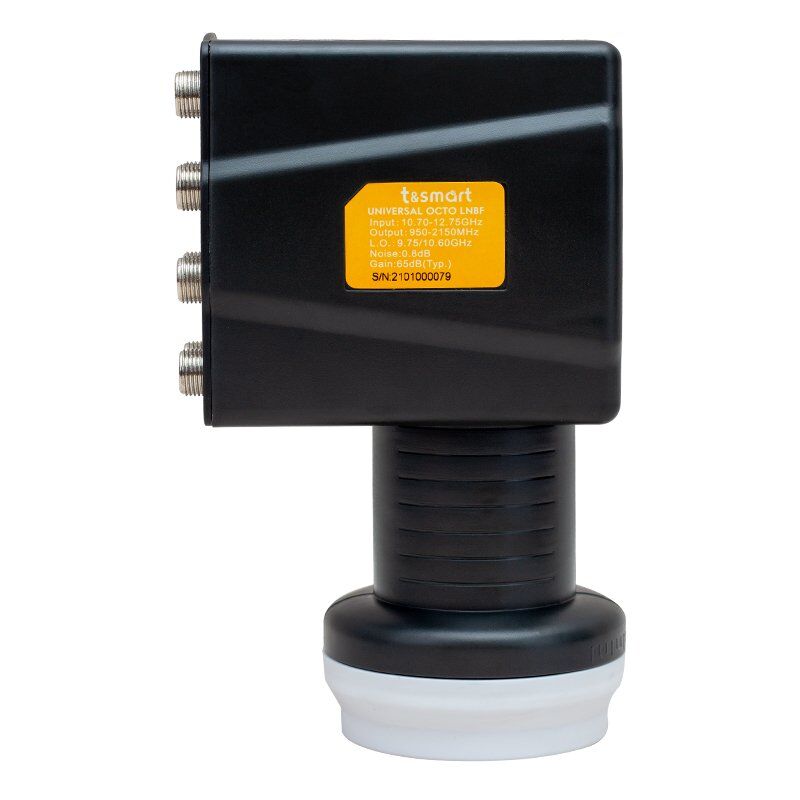 T&Smart 0.8dB Ultra HD 4K Universal Sekizli Lnb