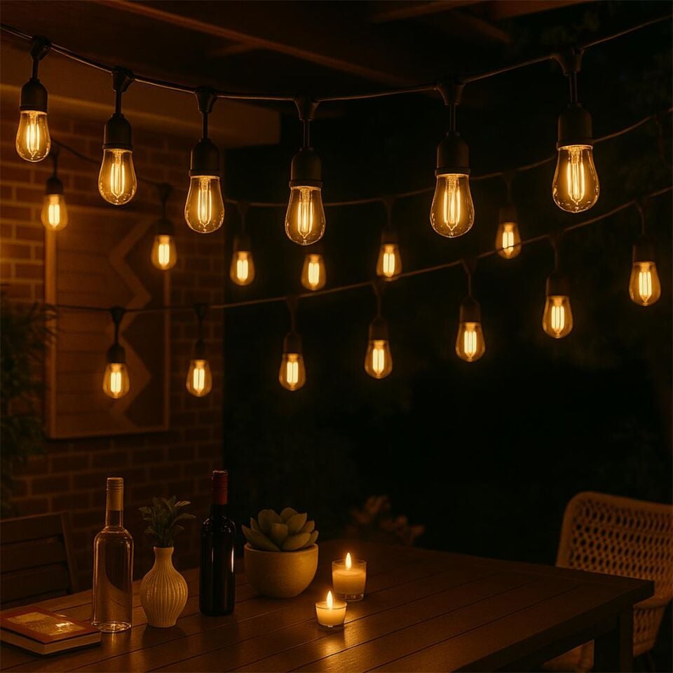 Ledx KB00002 10'Lu E27 Duy Sıralı 10 Metre Lamba Kablosu