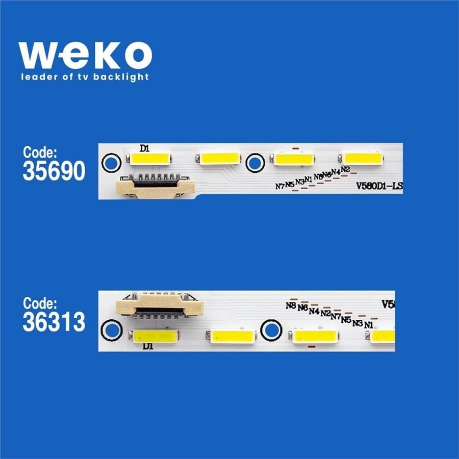 Wkset-5346 35690X1 36313X1 V580D1-Ls1-Trem7/V580D1-Ls1-Tlem7 2 Adet Led Bar (64Led)