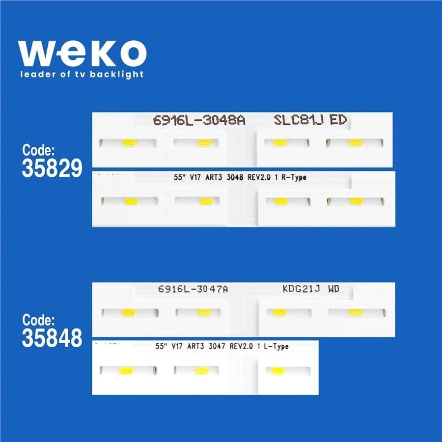 Wkset-5350 35829X1 35848X1 55 V17 Art3 3047 Rev2.0  2 Adet Led Bar (54Led)