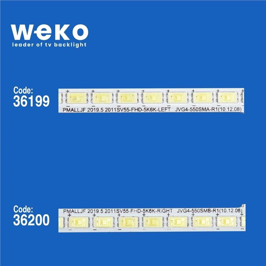 Wkset-5568 36199X1 36200X1 2011Svs55-Fhd-5K6K 2 Adet Led Bar (100Led)
