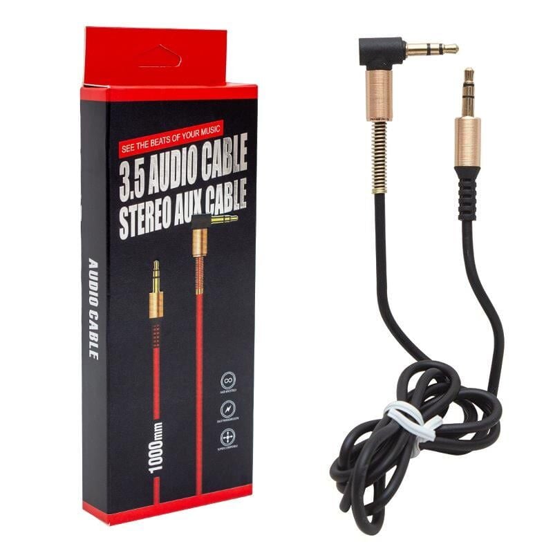 Powermaster PM-15124 1 Metre 3.5Mm L Uçlu Stereo AUX Kablo
