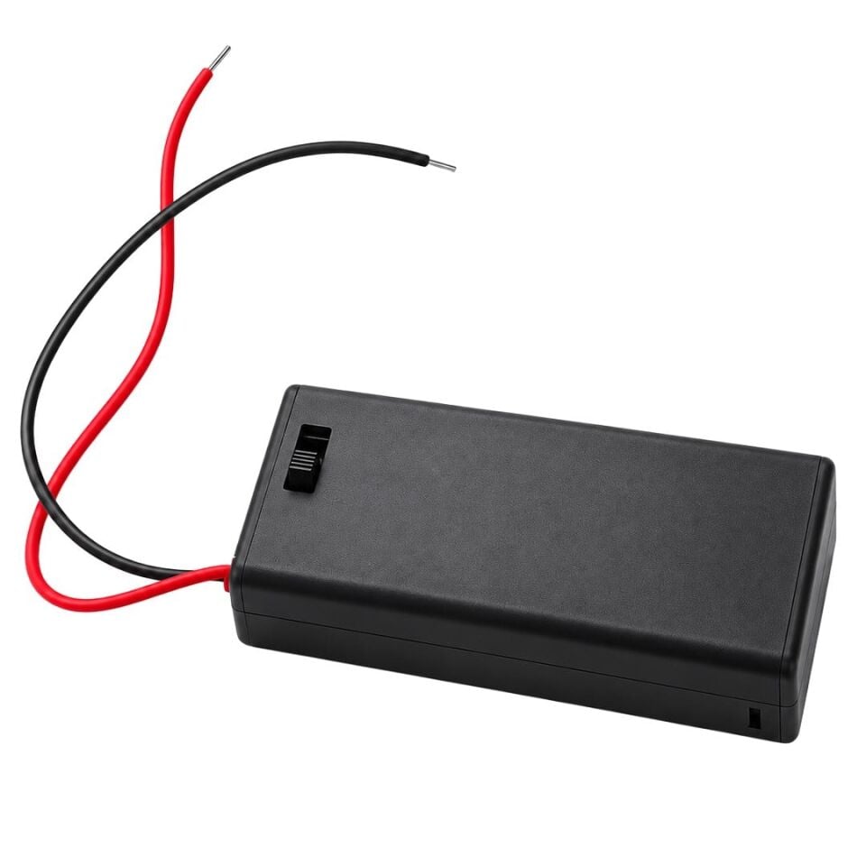 Powermaster PM-38178  2'Li AA On-Off Anahtar Swıtchli Pil Yuvası