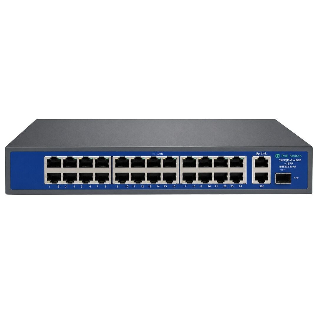 Novacom NCV-HIF2421GBL-C 400W Poe Switch