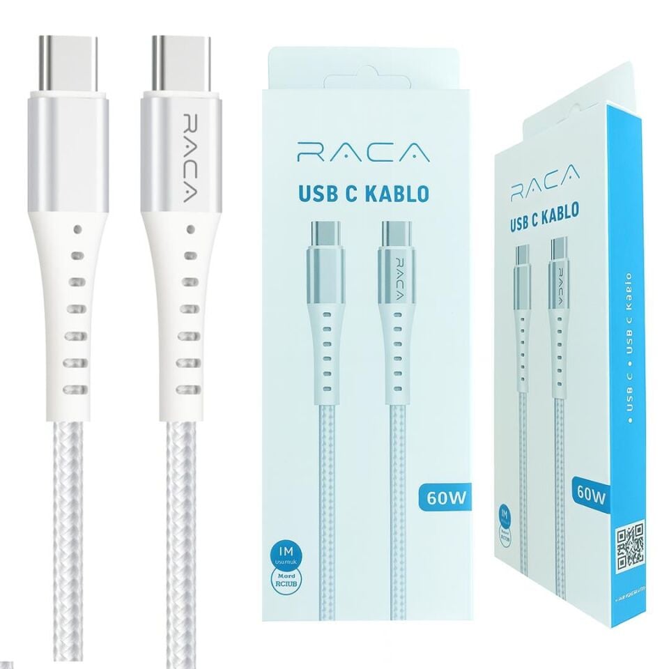 Raca RC10B 60 Watt Type-C To Type-C Şarj Ve Data Kablosu