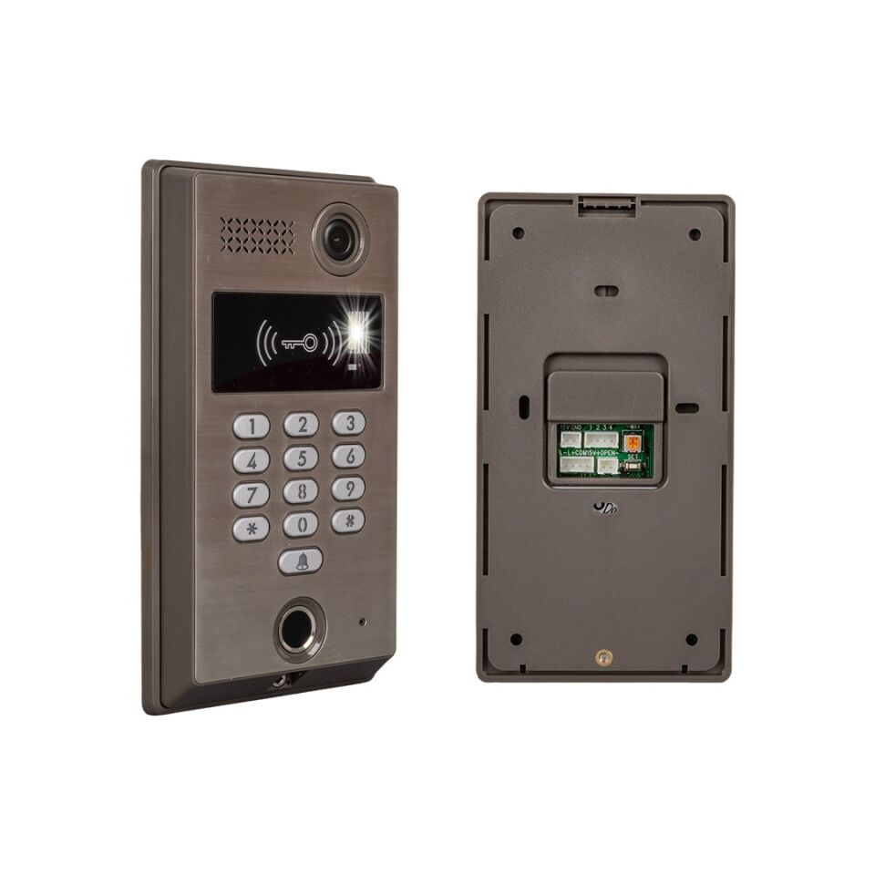 PowerMaster 773TP 1 Daire 7'' NFC - Parmak İzi Girişli Görüntülü Diafon Kapı Zili Interkom Akıllı Ev Güvenliği Sistemi