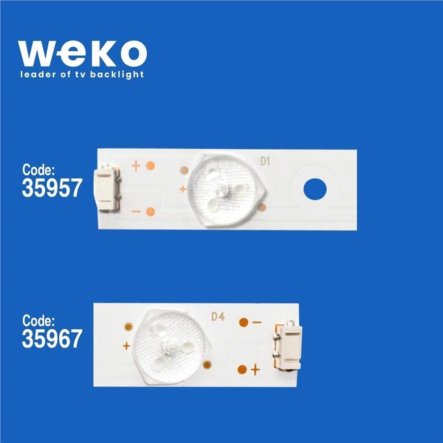 Wkset-5356 35957X3 35967X3 Crh-A4330300105r74crve1.0/Crh-A4330300104L74C Rev1.0  6 Adet Led Bar