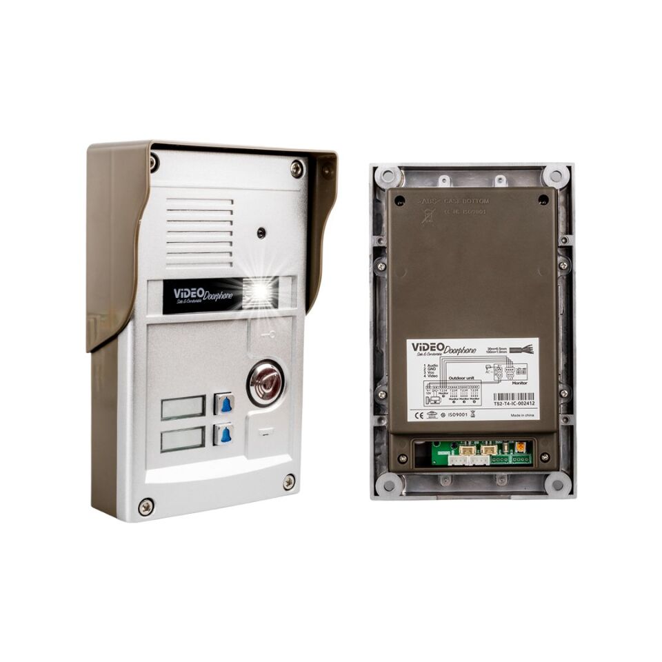 PowerMaster 37T2 2 Daire 7'' NFC Destekli Görüntülü Kapı Zili Interkom Akıllı Ev Güvenliği Sistemi