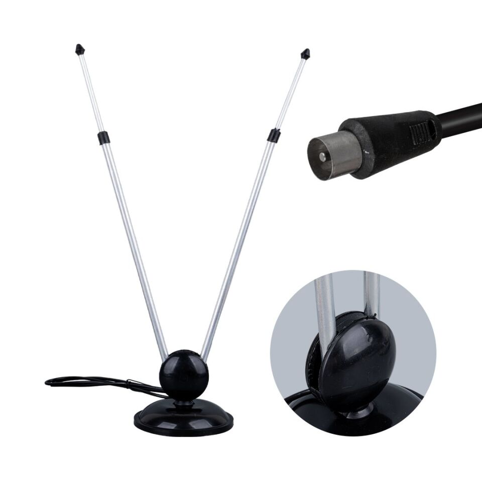 PowerMaster PM-25024 TV Üstü Eski Tip Karasal Yayın Anten