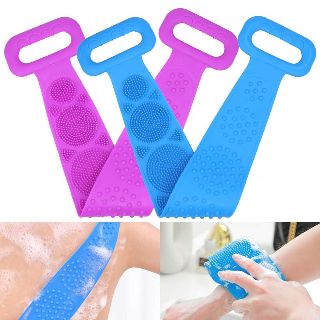 Sunup Çift Taraflı Vücut Ve Sırt Yıkama Silikon Banyo Lifi