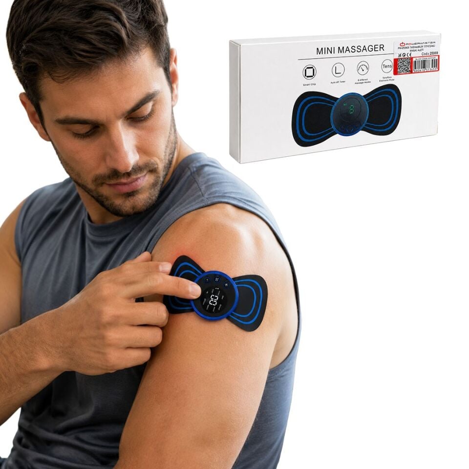 Powermaster PM-25969 Taşınabilir Titreşimli Masaj Aleti