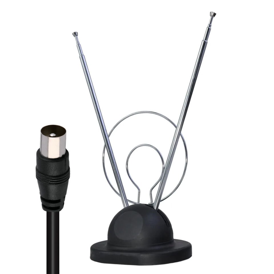 PowerMaster PM-4968 Sehpalı Siyah TV Üstü Dünya V Anten
