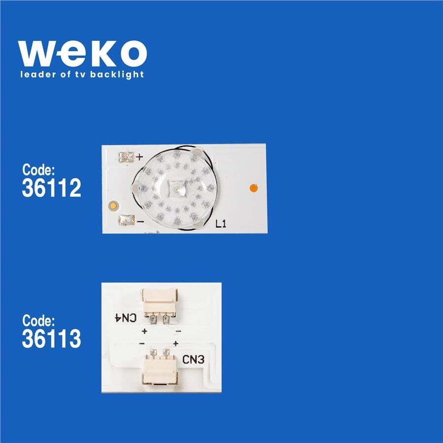 Wkset-5367 36112X2 36113X1 Ms-L1136-R/L V3 Ms-L0878-R/L 3 Adet Led Bar