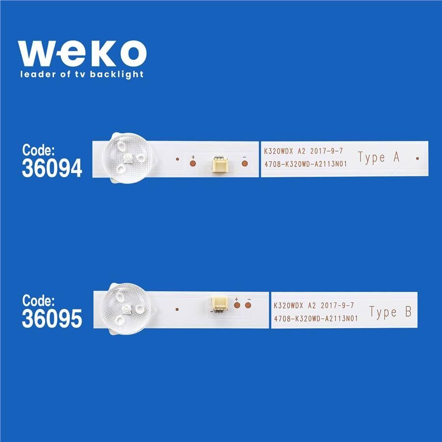 Wkset-5580 36094X1 36095X1 K320wdx A2  4708-K320wd-A2113N11 2 Adet Led Bar