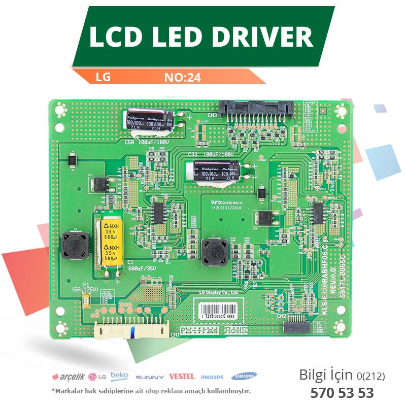 LG 6917L-0065C - KLS-E320RABHF06 C REV0.0 - LC320EUN SD U1 - Lcd Led Driver