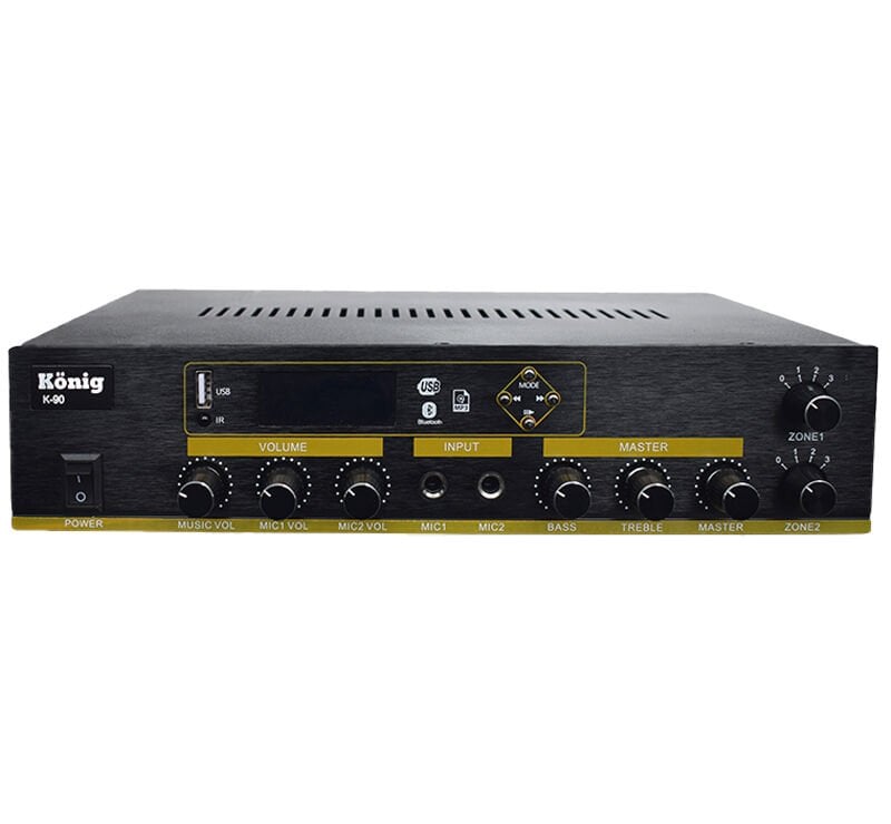 König K-90 100 Watt 2 Bölgeli 2 Mik. Girişli Trafolu Anfi
