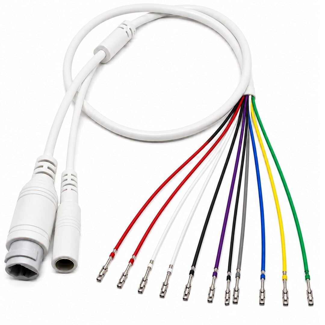 Novacom 9057 Soketli 11 Pin IP Kamera Montaj Ve Bağlantı Kablosu
