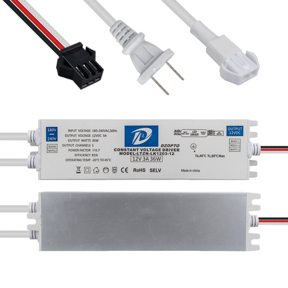 PowerMaster LTZN-LK1203-12 12V 3A 36W Ultra Slim Power Supply Buğu Engelleyici
