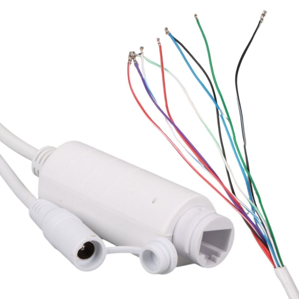 Novacom 9056 48V-12V 2 Amper PD4812 IP Poe Kartlı Splitter Kamera Kablosu