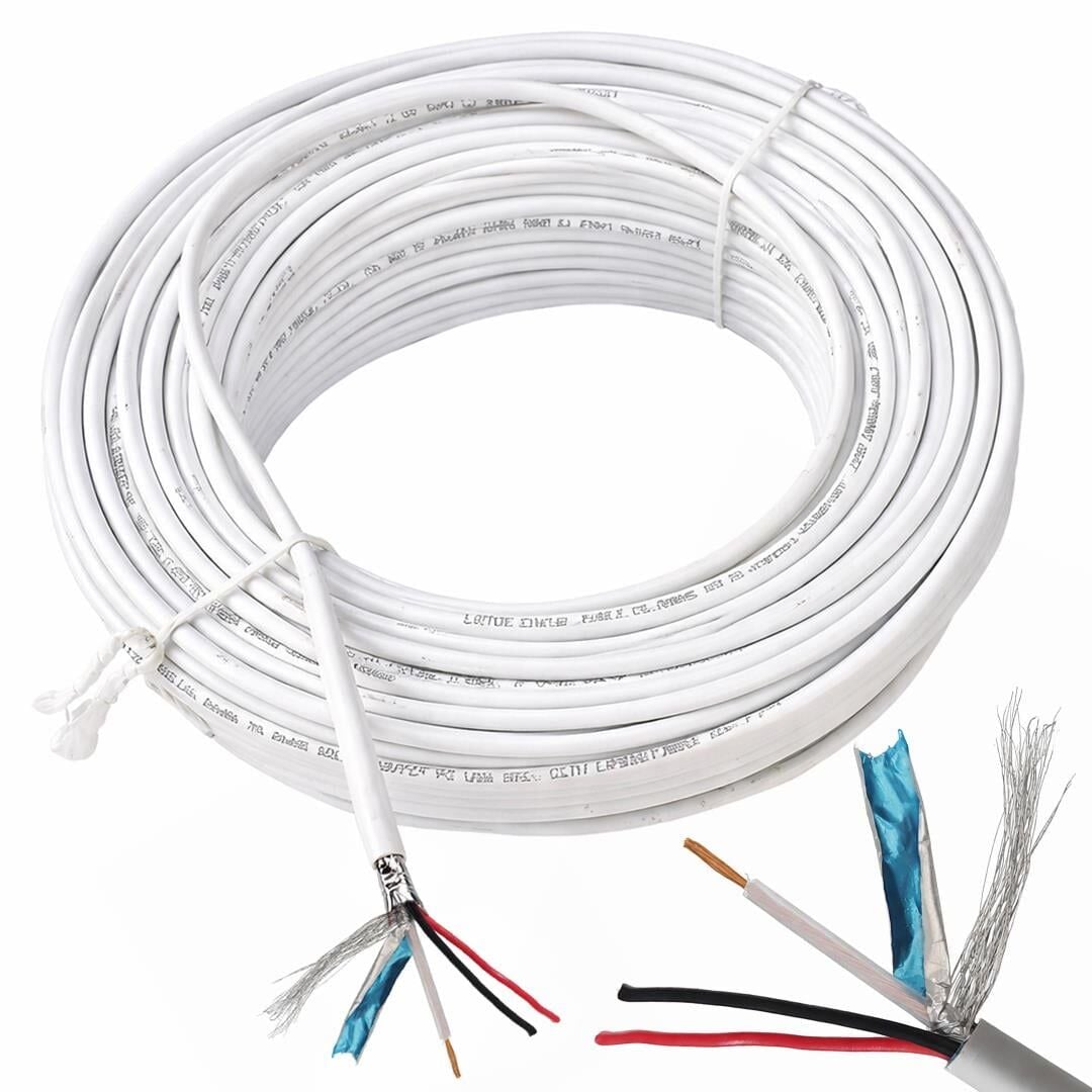 Botech 2+1 0.50X0.18Mm CCA CCTV Kamera Kablosu (100 Metre)