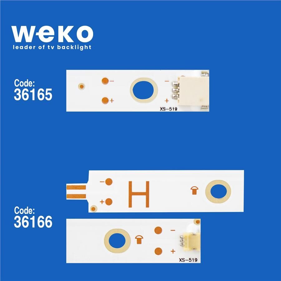 Wkset-5372 36165X5 36166X5 Lb49021 10 Adet Led Bar