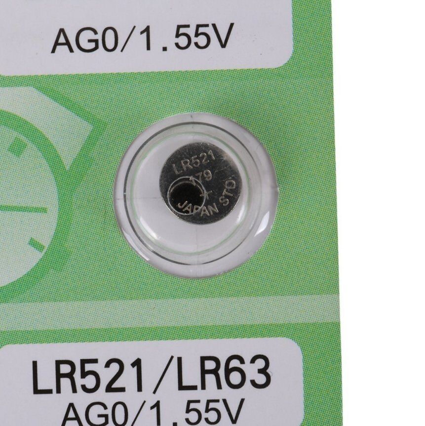 Komax AG-0 Alkalin LR521/379 Düğme Pil (10'lu Paket)