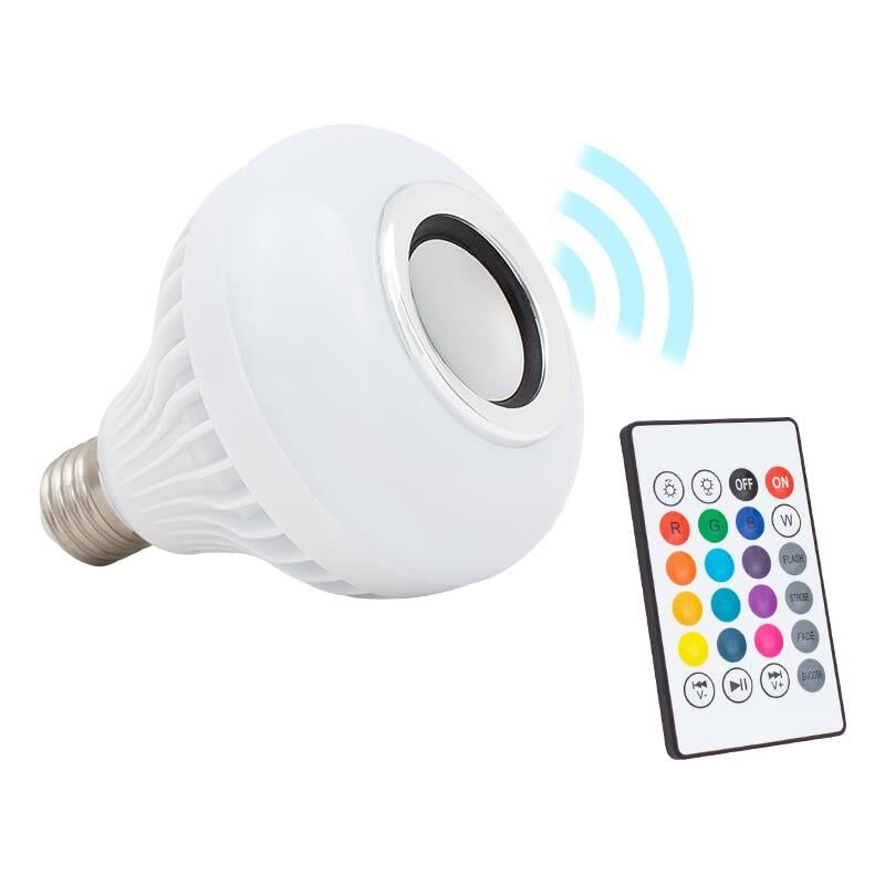 Powermaster Bluetooth Müzik Çalar + Kumandalı Rgb Led Ampul