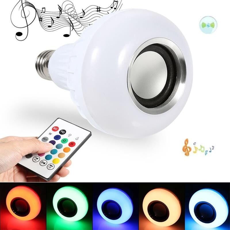 Powermaster Bluetooth Müzik Çalar + Kumandalı Rgb Led Ampul
