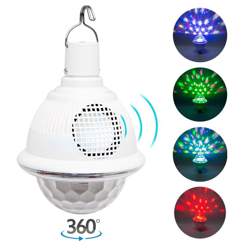Powermaster PM-4191 Bluetooth Destekli Animasyonlu 10 Watt Şarjlı Ufo Tip Disko Topu