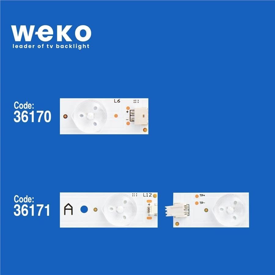 Wkset-5373 36170X4 36171X4 Dled40zdcc4x12 0002.A 8 Adet Led Bar