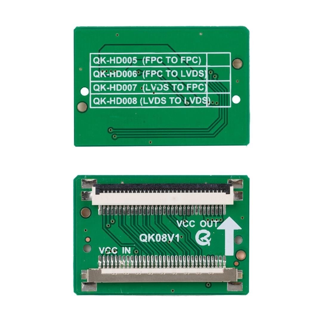 Lcd Panel Flexi Repair Kart QK08V1 Hd Lvds To Fpc Lg İn Sam Out QK8001B
