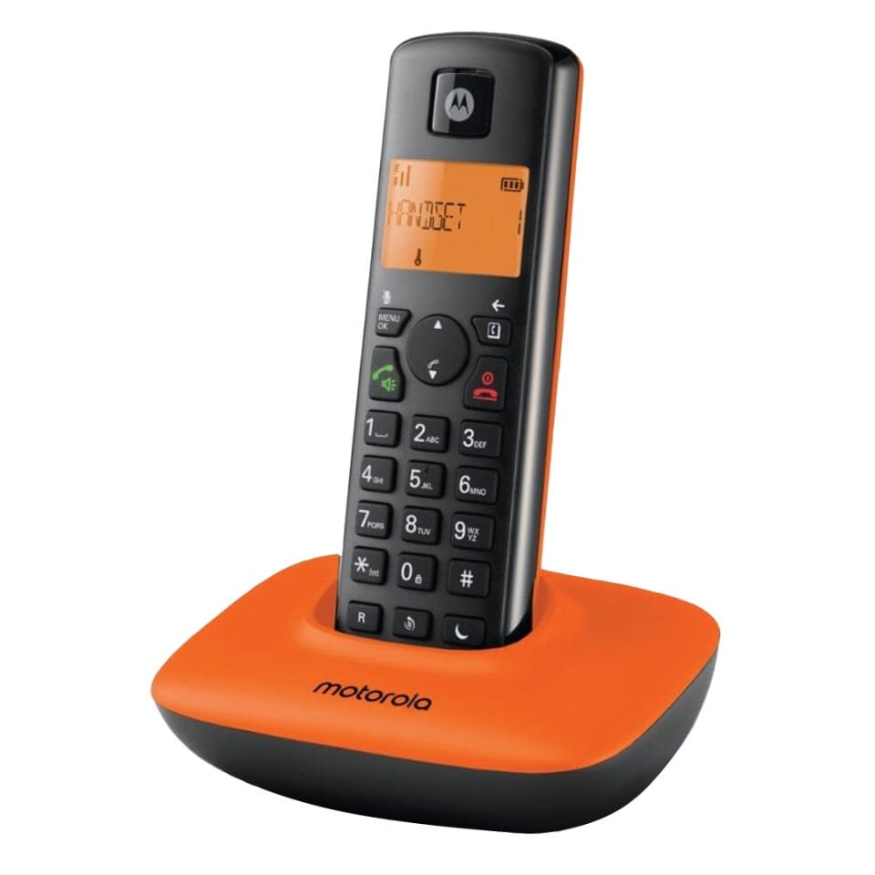 Motorola T401+ Turuncu Dect Telsiz Telefon