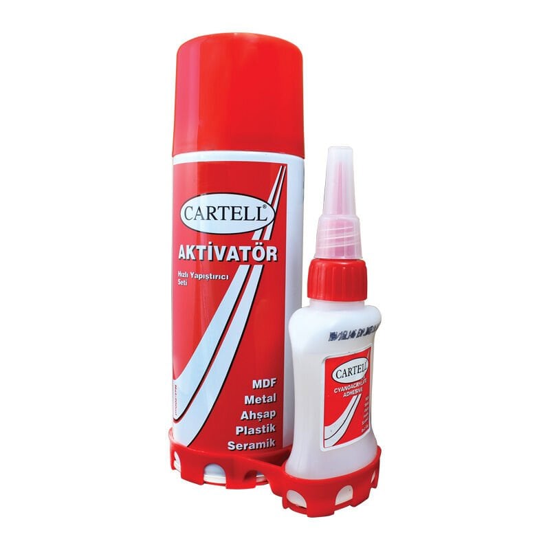 Cartell 200 Ml Hızlı Yapıştırıcı Seti