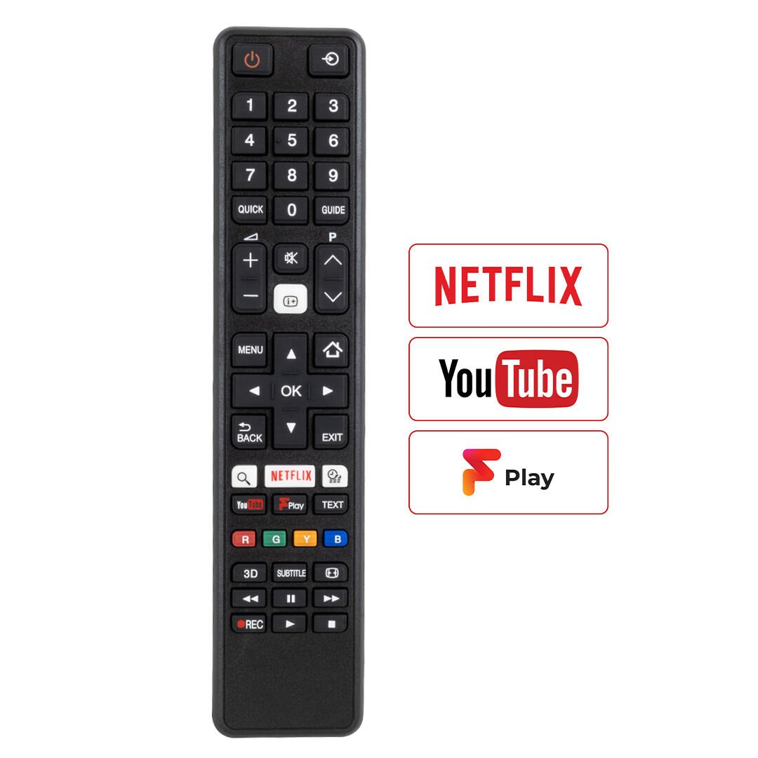 Toshiba CT-8069 Netflix-Youtube Tuşlu Tv Kumandası