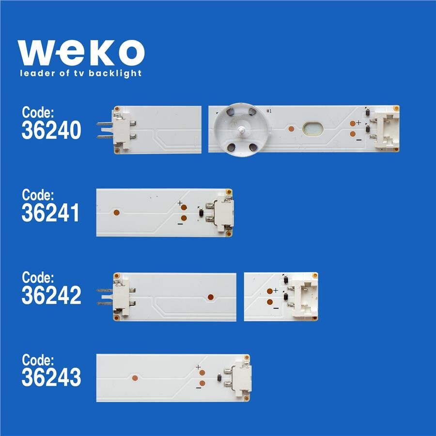 Wkset-5380 36240X2 36241X2 36242X2 36243X2 49 V16.5 Art 8 Adet Led Bar