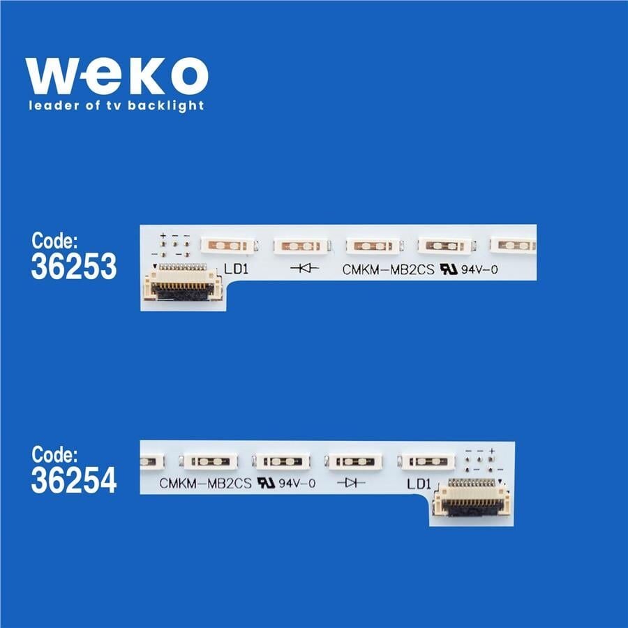 Wkset-5381 36253X2 36254X2 Nlac20217 4 Adet Led Bar (Mavi Işık) (36Led)