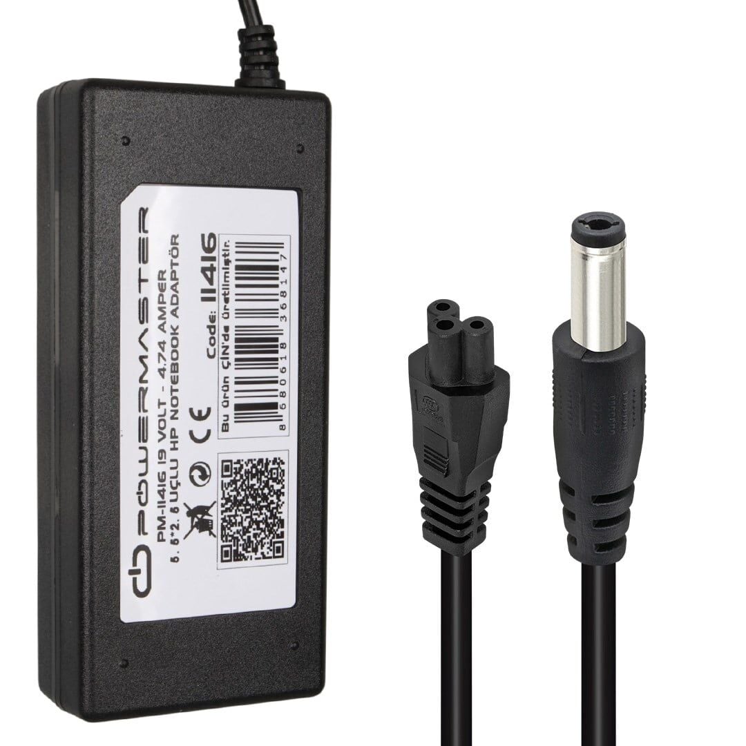 Powermaster PM-11416 19V 4.74A 90W HP Notebook Şarj Adaptörü