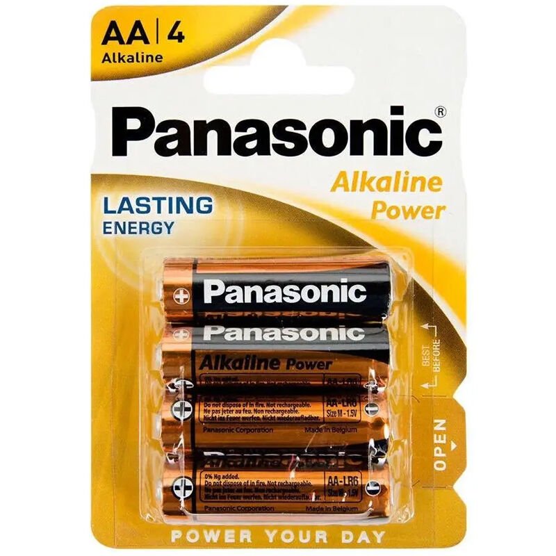 Panasonic LR06 Alkalin Power AA Kalem Pil (4'Lü Paket)