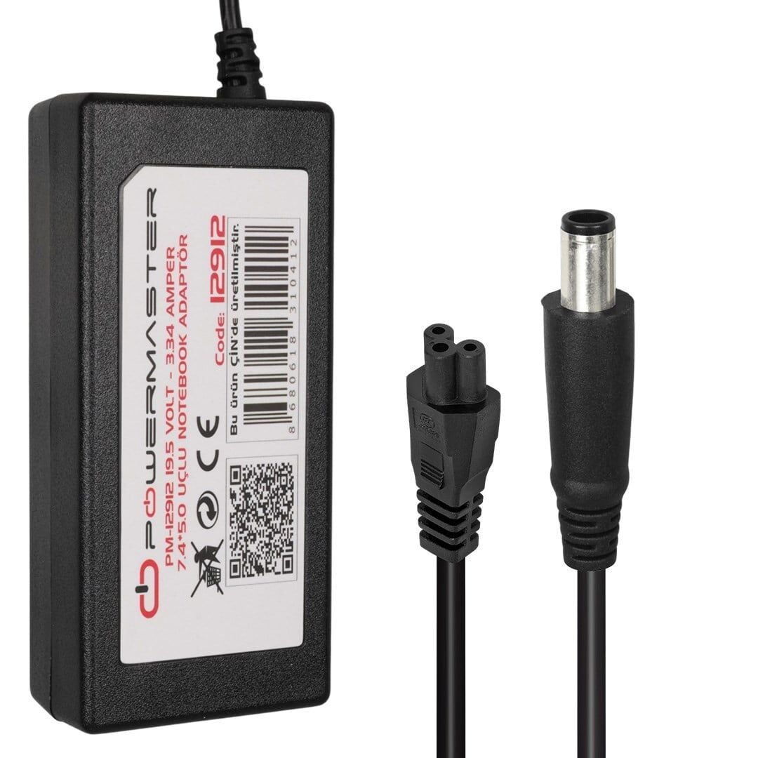 Powermaster PM-12912 19.5 V 3.34 A 65 Watt Notebook Adaptörü