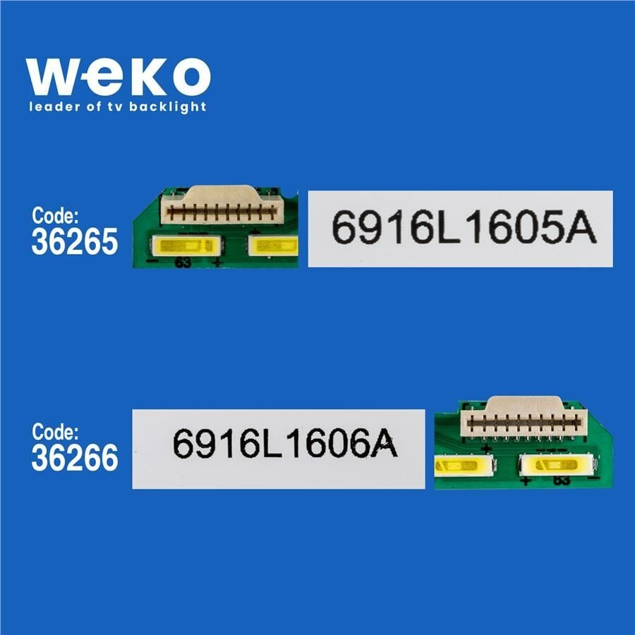 Wkset-5386 36265X1 36266X1 55 V14 Art9 Tv Rev0.0 2 Adet Led Bar (63Led)