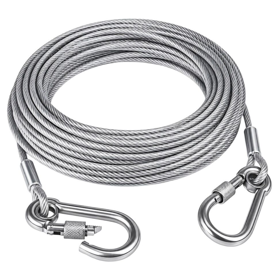 Sunup SN-38108 10 Metre Çelik Köpek Bağlama Halatı