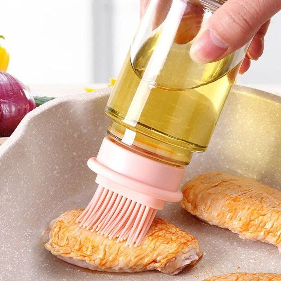 Sunup Silikon Başlı Yağ Sürme Serpme Fırçası