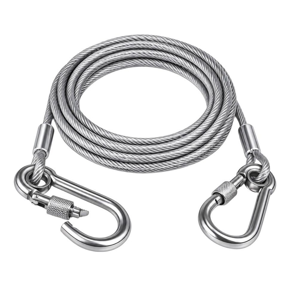 Sunup SN-38107 5 Metre Çelik Köpek Bağlama Halatı