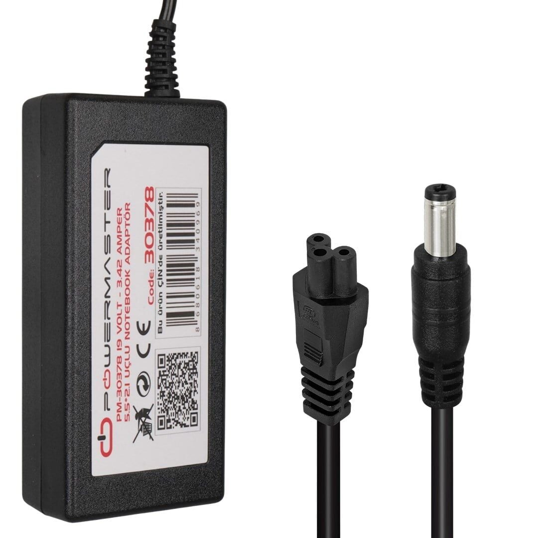 Powermaster PM-30378 19 Volt 3.42 Amper Notebook Adaptörü