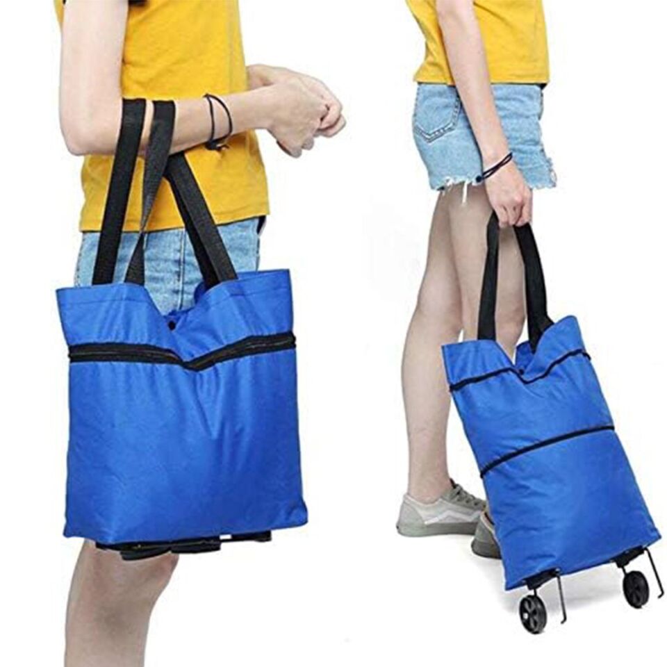 Sunup SN-14669 Tekerlekli Katlanabilir Pratik Pazar Çantası